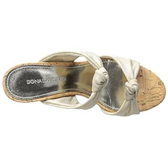 Donald J Pliner Pela Women's Knotted Wedge Slider - Picture 3 of 9